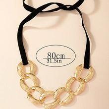 Load image into Gallery viewer, Vintage Chunky Chain Women&#39;s Necklace Exaggeration Statement Collar Jewelry Gift