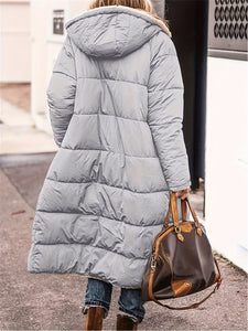 Full Size Zip Up Sherpa Hooded Coat for Women