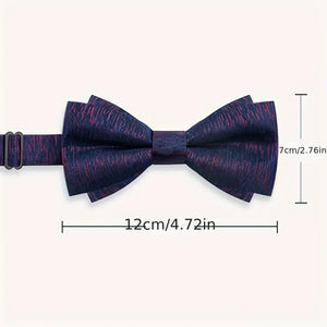 Elegant Mens Business Bow Tie - Stylish Accessory for Classic Formal Events and Daily Workwear