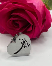 Load image into Gallery viewer, Heart Shape Ring with Beautiful Nastaliq Writing: Iran, 2 Colors