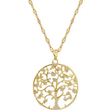 Load image into Gallery viewer, Glamorous Tree of Life Pendant Necklace - Fashionable &amp; Sparkling Zircon - Meaningful Symbol for Girls - Perfect Gift for Young Ladies