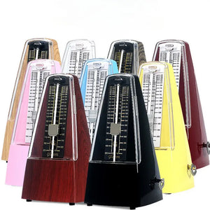 Pro Mechanical Metronome: Precision Timing for All Instruments- Portable & User-Friendly - White