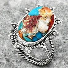 Load image into Gallery viewer, Turquoise Stone Ring - Exclusively Designed for Women, Vintage-Inspired Fashion Statement