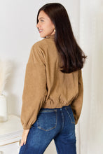 Load image into Gallery viewer, Perfee Long Sleeve Dropped Shoulder Jacket