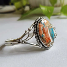 Load image into Gallery viewer, Stunning Turquoise Ladies Temperament Bracelet, Unique Vintage Charm Upscale Sense