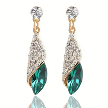 Load image into Gallery viewer, Elegant Alloy Dangle Earrings For Girls, Retro Sparkling Earrings, Perfect For Parties in 2 Colors