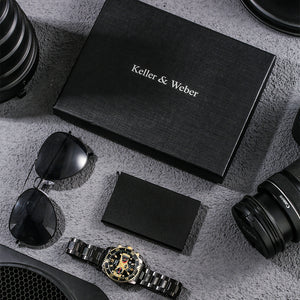 Quartz Watch Sunglasses Suit Men, Elegant Gift Box for Men, Valentine's Day