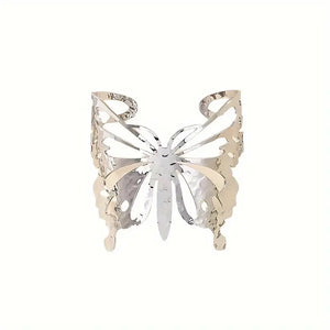 Stunning Butterfly Cuff - Zinc Alloy, No Plating, Hypoallergenic, Everyday Wear, Fashion Accessory for Women