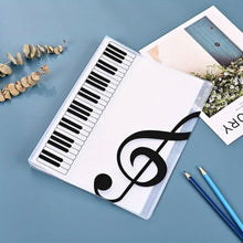 Load image into Gallery viewer, A4 Size 40-Pocket Plastic Music Sheet File Folder - Perfect for Document Storage! - White