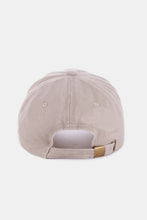 Load image into Gallery viewer, Zenana Washed Embroidered City Baseball Cap