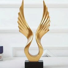 Load image into Gallery viewer, Elegant Golden Angel Wings Resin Decor - Perfect For Living Room, Bar, And Business Display