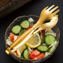 Load image into Gallery viewer, Multi-Use Stainless Steel Serving Tongs: For Dining &amp; BBQ, Ergonomic Design, Easy Clean