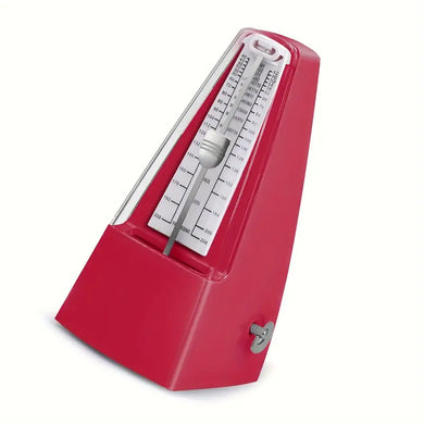 Mechanical Metronome Red Musical Instruments Plastic Metronome High-Precision Beat Tempo