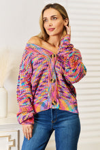 Load image into Gallery viewer, Angel Wings Woven Right V-Neck Long Sleeve Cardigan