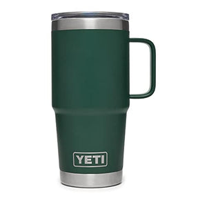 YETI Rambler 20 oz Travel Mug, Stainless Steel, Vacuum Insulated with Stronghold Lid