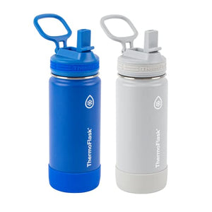 ThermoFlask 14/16/24/40 oz Double Wall Vacuum Insulated Stainless Steel 2-Pack of Water Bottles