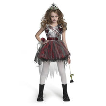 Load image into Gallery viewer, Spooktacular Creations Zombie Prom Queen Costume for Girls, Halloween Costumes for Kids, Zombie Princess Costume