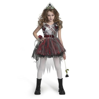 Spooktacular Creations Zombie Prom Queen Costume for Girls, Halloween Costumes for Kids, Zombie Princess Costume