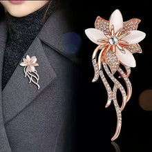 Load image into Gallery viewer, Luxury Sparkling Flower Brooch - Paved with Natural Stone for Women