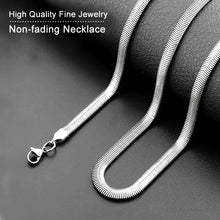 Load image into Gallery viewer, Exquisite Titanium Steel Snake Bone Chain Necklace - High-Quality Fashion Accessory with Durable Construction, Sexy Style, and Versatile Party Banquet Wear