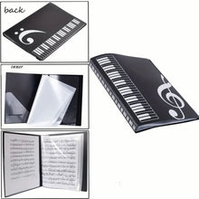 Load image into Gallery viewer, A4 Size 40-Pocket Plastic Music Sheet File Folder - Perfect for Document Storage