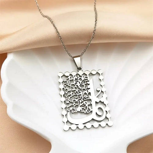 Stylish Stainless Steel Pendant Necklace For Men & Women - Fashionable Gift Jewelry