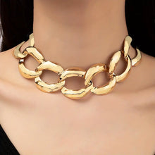 Load image into Gallery viewer, Vintage Chunky Chain Women&#39;s Necklace Exaggeration Statement Collar Jewelry Gift