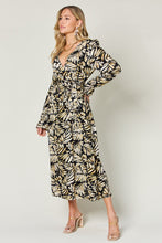 Load image into Gallery viewer, Double Take Full Size Tie Back Flounce Sleeve Dress