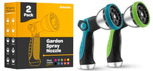 Load image into Gallery viewer, Hose Nozzle Heavy Duty Hose Sprayer With 10 Adjustable Watering Patterns. Thumb Control Design, Comfortable Ergonomic Grip, Garden Hose Nozzle for Watering Plants &amp; Lawns/Fun showers/Cleaning