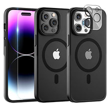 Load image into Gallery viewer, TAURI 5 in 1 for iPhone 16 Pro Max Case, Compatible with MagSafe [Not-Yellowing] with 2X Screen Protector + 2X Camera Lens Protector, Military-Grade Protection, Magnetic Case for 16 ProMax 6.9&quot;, Clear