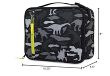 Load image into Gallery viewer, PackIt Freezable Classic Lunch Box, Black, Built with EcoFreeze® Technology, Collapsible, Reusable, Zip Closure With Zip Front Pocket and Buckle Handle, Designed for Fresh Lunches