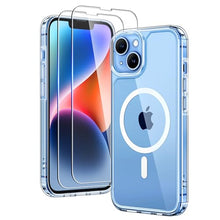 Load image into Gallery viewer, TAURI 5 in 1 for iPhone 16 Pro Max Case, Compatible with MagSafe [Not-Yellowing] with 2X Screen Protector + 2X Camera Lens Protector, Military-Grade Protection, Magnetic Case for 16 ProMax 6.9&quot;, Clear