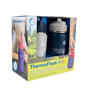 ThermoFlask 14/16/24/40 oz Double Wall Vacuum Insulated Stainless Steel 2-Pack of Water Bottles