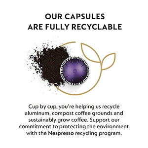 Nespresso Capsules Vertuo, Espresso, Bold Variety Pack, Medium and Dark Roast Espresso Coffee, 40-Count Coffee Pods, Brews 1.35oz