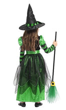 Load image into Gallery viewer, Narecte Halloween Costumes for Girls Halloween Costumes,Witch Costume for Girls Witch Costume,Kids Witch Costume