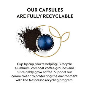 Nespresso Capsules Vertuo, Espresso, Bold Variety Pack, Medium and Dark Roast Espresso Coffee, 40-Count Coffee Pods, Brews 1.35oz