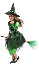 Load image into Gallery viewer, Narecte Halloween Costumes for Girls Halloween Costumes,Witch Costume for Girls Witch Costume,Kids Witch Costume