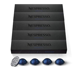 Nespresso Capsules Vertuo, Espresso, Bold Variety Pack, Medium and Dark Roast Espresso Coffee, 40-Count Coffee Pods, Brews 1.35oz