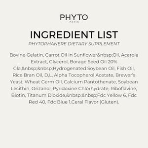 PHYTO Phytophanère 100% Natural Hair Loss Thinning Dietary Supplement, 2-Month Supply 120 Count (Pack of 1)