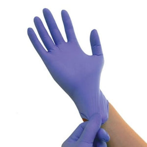 MedPride Powder-Free Nitrile Exam Gloves, Iris Blue, Multiple Choices