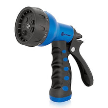 Load image into Gallery viewer, AUTOMAN-Garden-Hose-Nozzle,ABS Water Spray Nozzle with Heavy Duty 7 Adjustable Watering Patterns,Slip Resistant for Plants,Lawn,Washing Cars,Cleaning,Showering Pets &amp; Outdoor Fun.