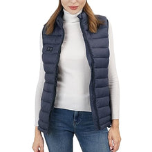 Load image into Gallery viewer, Loowoko Heated Vest for Women with Battery Pack Included, Rechargeable Heated Jacket Coat Electric Heating Vests for Winter