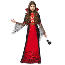 Load image into Gallery viewer, Spooktacular Creations Royal Vampire Costume for Girls Deluxe Set Halloween Gothic Victorian Vampiress Queen Dress Up Party