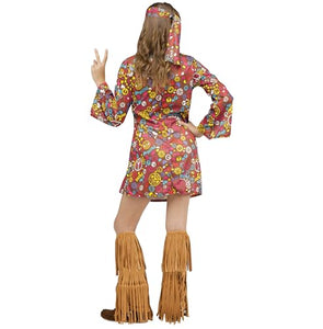 Embrace the groovy spirit of Halloween with our Peace, Love, and Hippie costume! Fun World Girls Costume