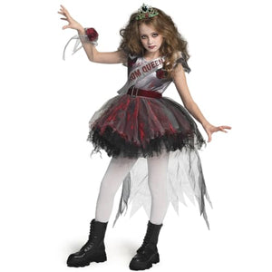 Spooktacular Creations Zombie Prom Queen Costume for Girls, Halloween Costumes for Kids, Zombie Princess Costume