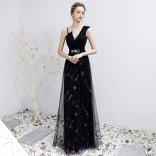 Load image into Gallery viewer, Evening Dress, Official Maxi Dress, Evening Gown with Mash for Women