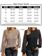 Load image into Gallery viewer, AUTOMET Womens Long Sleeve Shirts Lace Tops Business Casual Fall Fashion Outfits Clothes 2024 Knitted Y2k Blouses