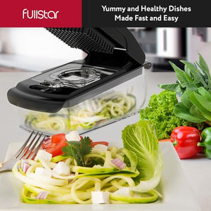 Fullstar Vegetable Chopper - Food Chopper - Onion Chopper - Vegetable Slicer & Spiralizer - Veggie Chopper with Container - Kitchen Gadgets - Home Essentials - Kitchen Accessories