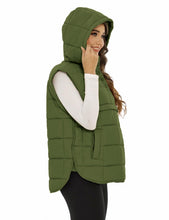 Load image into Gallery viewer, Flygo Women Quilted Pullover Puffer Vest Jacket Oversized Lightweight Sleeveless Down Vests Outerwear