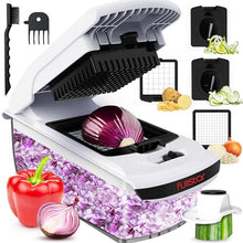 Load image into Gallery viewer, Fullstar Vegetable Chopper - Food Chopper - Onion Chopper - Vegetable Slicer &amp; Spiralizer - Veggie Chopper with Container - Kitchen Gadgets - Home Essentials - Kitchen Accessories